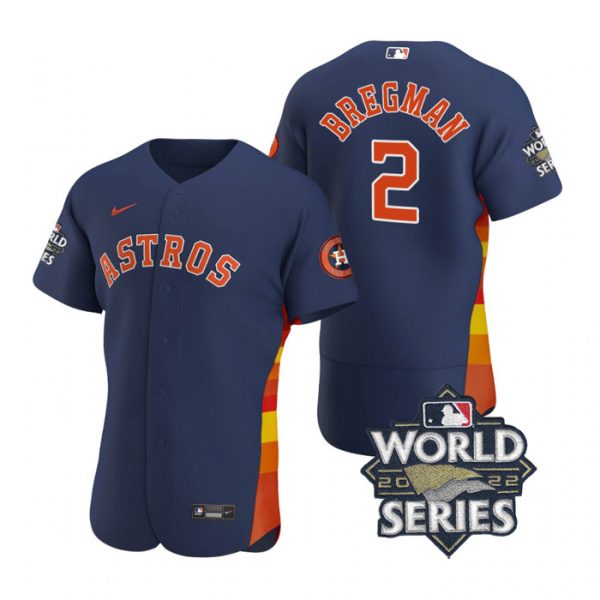 Astros 2 Alex Bregman Navy Nike 2022 World Series Flexbase Jersey,We sell and wholesale Astros 2 Alex Bregman Navy Nike 2022 World Series Flexbase Jersey on line form chian!